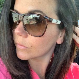 Gucci Sunglasses Tortoise with white detail